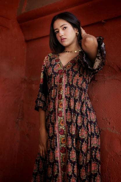 NoirBloom Florence Dress