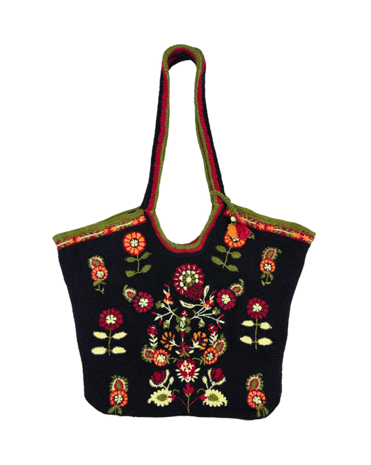 Noir Bloom Nomad Tote
