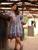 Shibori Swing Dress